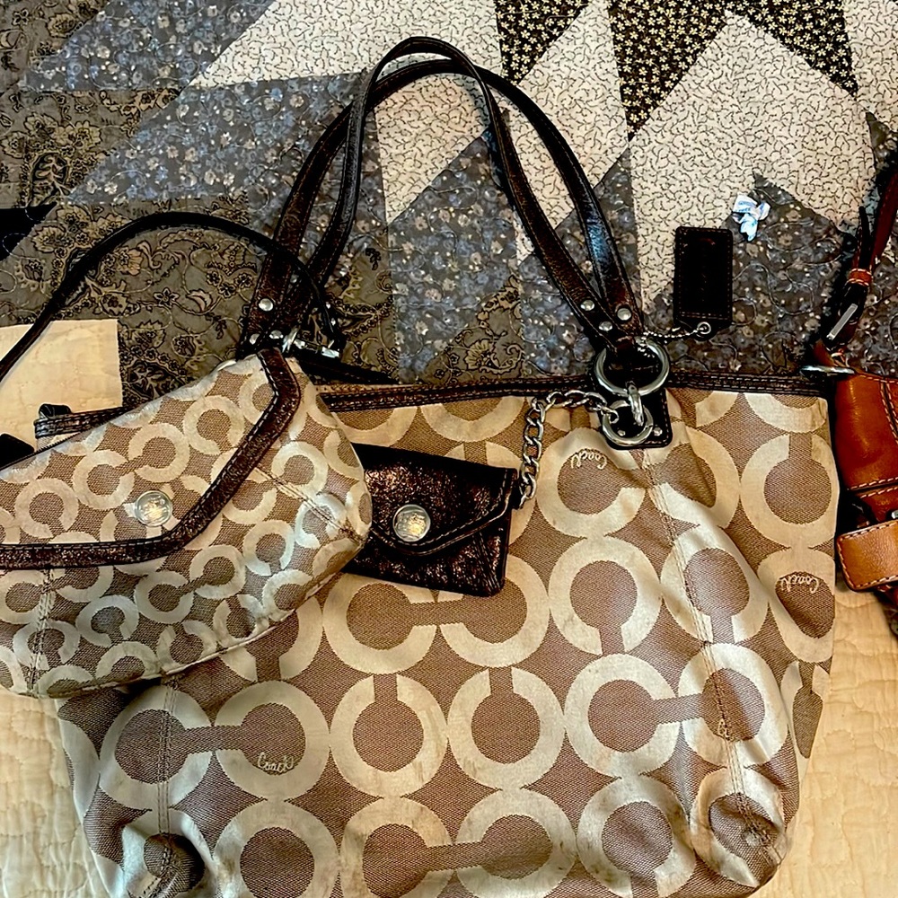 Purse with matching clutch